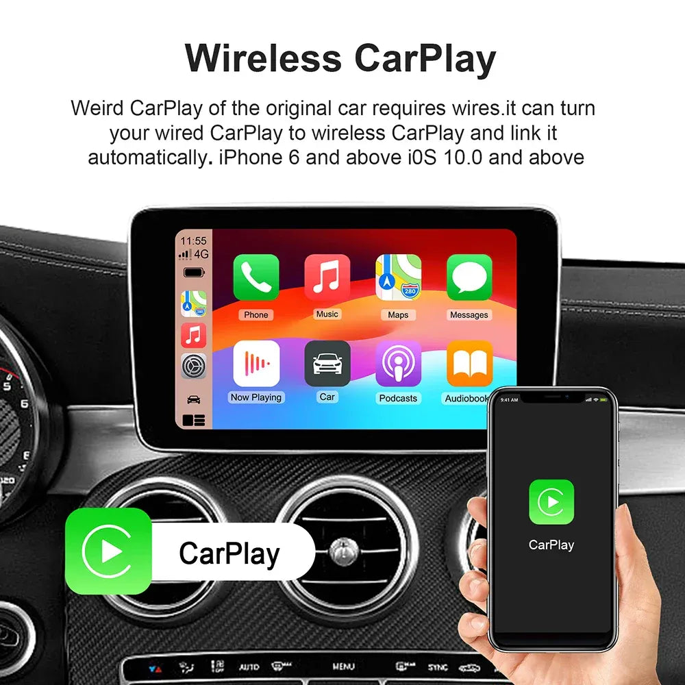 Anyfar Android 13 Box CarPlay And Android Auto Wireless Adapter