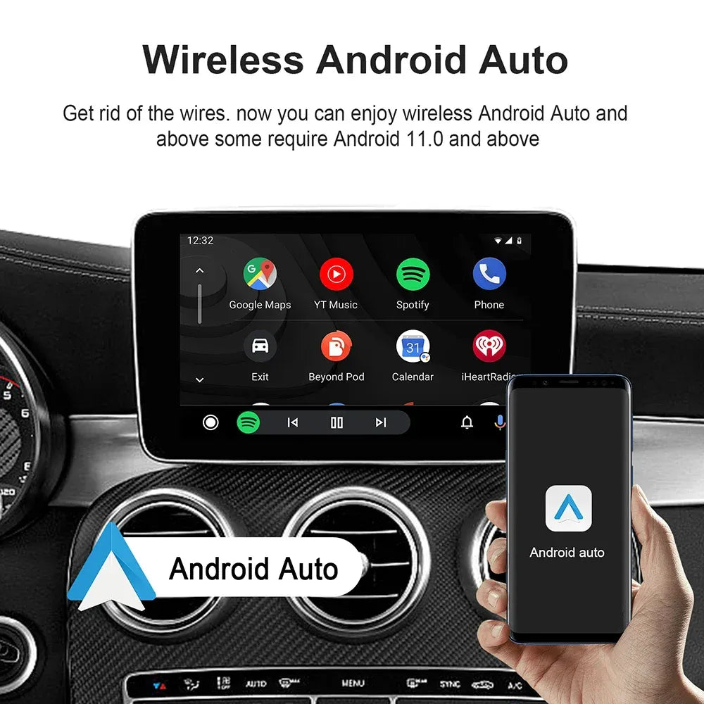 Anyfar Android 13 Box CarPlay And Android Auto Wireless Adapter