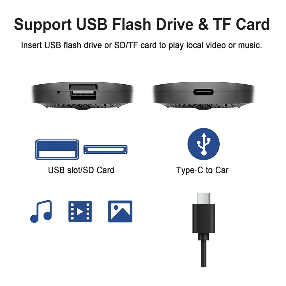 Anyfar Android 13 Box CarPlay And Android Auto Wireless Adapter